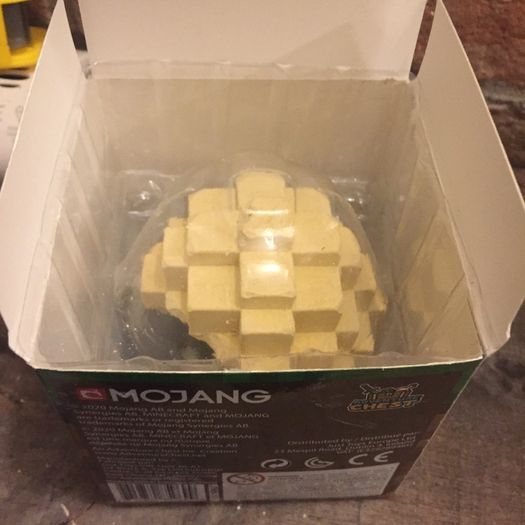 minecraft mine kit REAL GOLD plated golden creeper