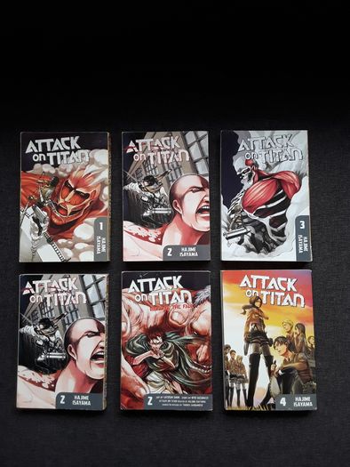 Manga books Attack on Titan