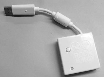 Wii Rock Band Fender Stratocaster Guitar USB Dongle Receiver (VFRWGTSELEA1B)
