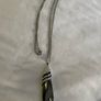 Big Black diamond pendant necklace Image 3
