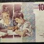 ITALY 1000 LIRE 1990 Banknote M. Montessori Image 2
