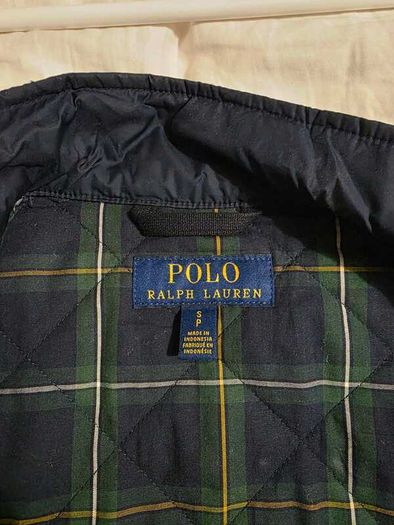 Polo Ralph Lauren Icon Logo Insulated Quilted Harrington Jacket - Navy
