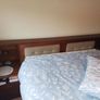 Antique Headboard with matching Lockers available Image 3