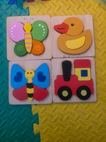 wooden puzzles job lot