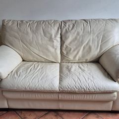 Two Leather 2 Seater Couches
