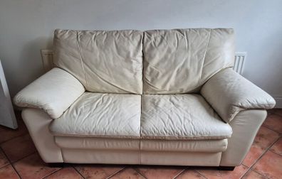 Two Leather 2 Seater Couches