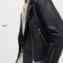 River island Black Faux leather Biker Jacket. Image 6