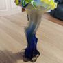 Vintage Art Glass Vase 19cm 380g Image 8