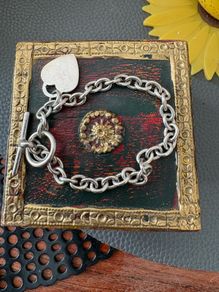 Sterling silver bracelet ,stamped