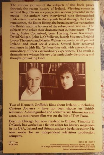 Curious Journey: An Oral History Of Ireland's Unfinished Revolution by Kenneth Griffith and Timothy E. O'Grady