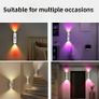 5pc 5 changing Colour's Adjustable Smart Spotlight with Motion Sensor, Image 2