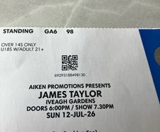 Ticket James Taylor