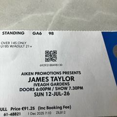 Ticket James Taylor
