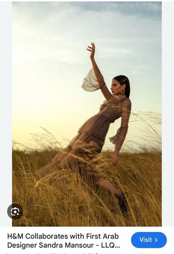Sandra mansour collab dress