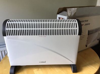 Deville Convector 2000W heater 3 heat settings