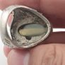 Ancient Handmade Brass With Antique Jade Ring Image 3