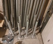 Scaffold tube and fittings ; excellent condition ; various items