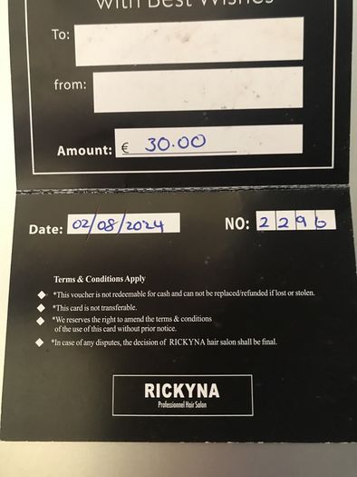 Ryckina hair and nails salon, Dublin