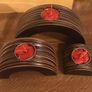 Brand New Set of 3 Wooden Candle Holder with 3 Candles included Image 4