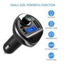FM Transmitter,T20 Wireless Bluetooth Car Charger Car MP3 Player Radio Adapter Handsfree Car Kits Universal Car Charger with USB Ports Image 2