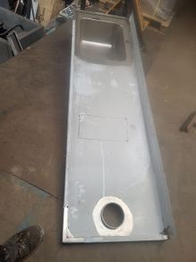 Commercial Catering Preptop 905 x 550 With 500x400mm Bowl, and Upstand