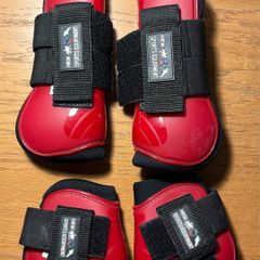 HKM Tendon & Fetlock boots red
