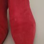 Red Suede Ladies Leather Boots Image 2
