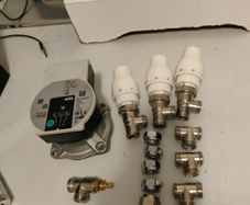 Wilo Para Heating Pump & Underfloor/Radiator Valve Fittings Bundle