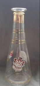 Pub memorabilia. Water carafe .hennessy ,smirnoff vodka, gilbeys gin .