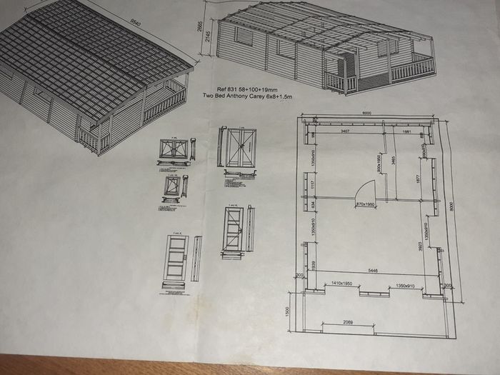 One bedroom log cabin for sale