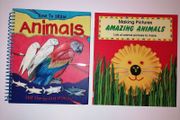 Children's Art Books: Amazing Animals &amp; How to Draw Animals. Two for Ten Euro.