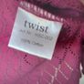 Cardigan twist brand waterfall front lace knit Image 9