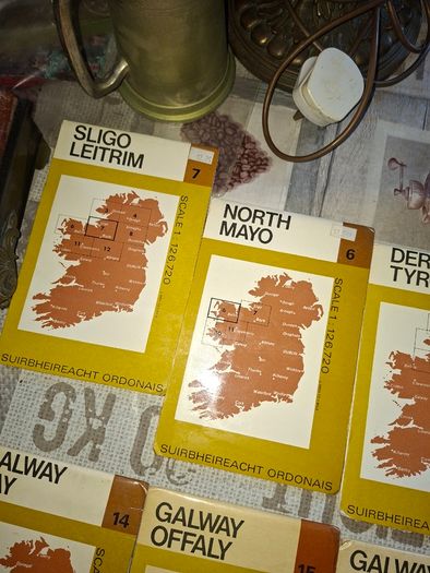 18 Vintage Ordnance Survey Maps of Ireland PRICE IS FOR 1 ONLY Postage Available or Collection,