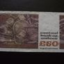 1982 Central Bank of Ireland 50 Pounds note. B Series Image 4