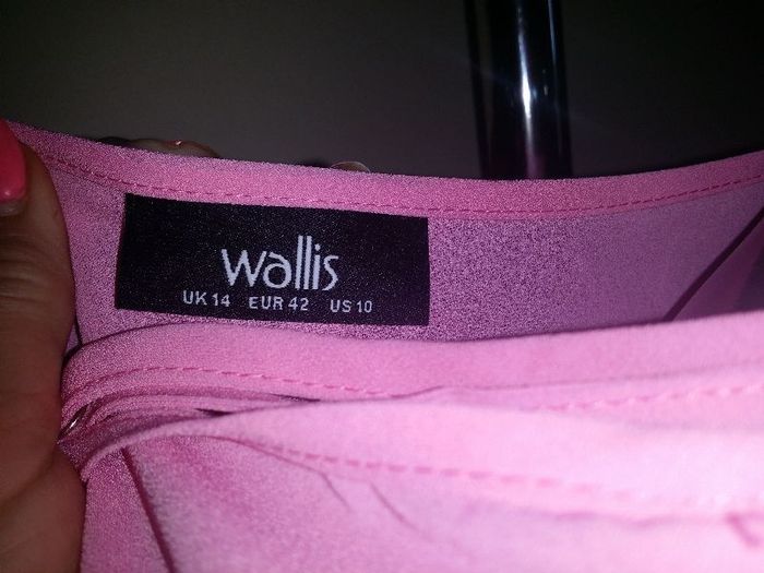 Wallis candy pink strappy top size UK14 EUR42 Postage included