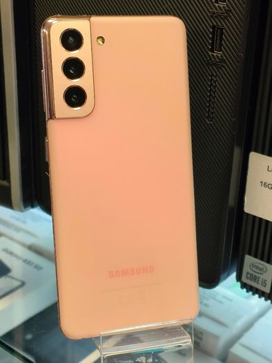 Samsung Galaxy S21 5G 128GB Dual Sim Factory Unlocked Smartphone Pink (Display Has Red Burn in)