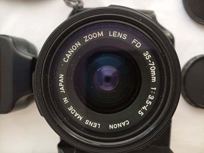 Canon  T90 SLR  Film Camera and Lenses