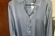 zara satin shirt