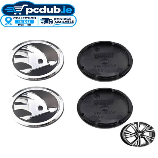 4pcs 65mm Skoda Centre Cap 3B7 601 171