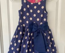 Next navy polkadot dress
