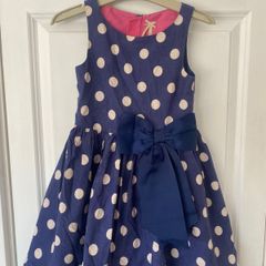 Next navy polkadot dress