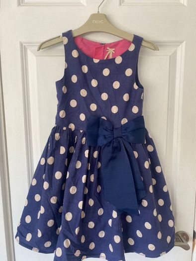 Next navy polkadot dress