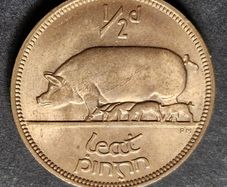 Ireland 1942 Half Penny coin