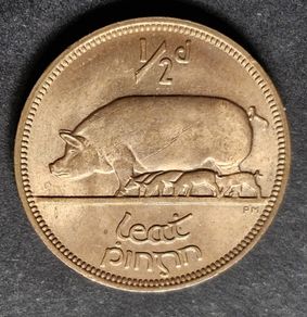 Ireland 1942 Half Penny coin