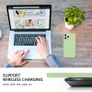 Liquid Silicone Case For iPhone 12 Pro Max Luxury Thin Soft Phone Cover New Matcha Green - FHT9IP12PMLK Image 2