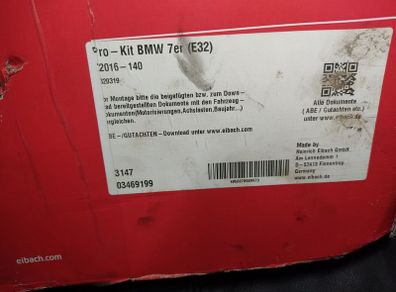 BMW E32 Eibach lowering Springs