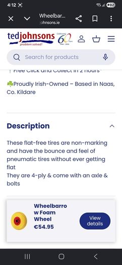 Wheelbarrow wheels