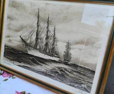 Vintage Ship Print
