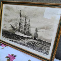 Vintage Ship Print