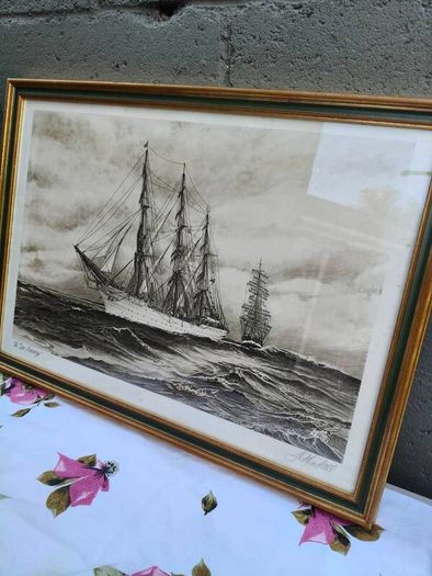 Vintage Ship Print
